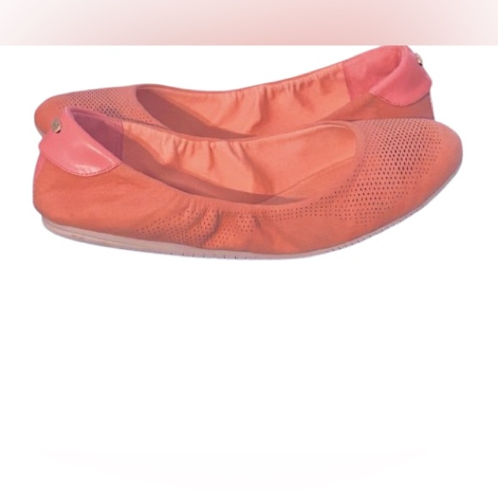 Ballet Flat Cole Haan Studiogrand Leather Cole Haan Nectar 9b Peach Pink Flats